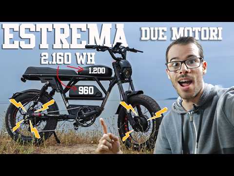 En superkraftfull elcykel med dubbla motorer och ett enormt batteri: Lankeleisi X Black Knight